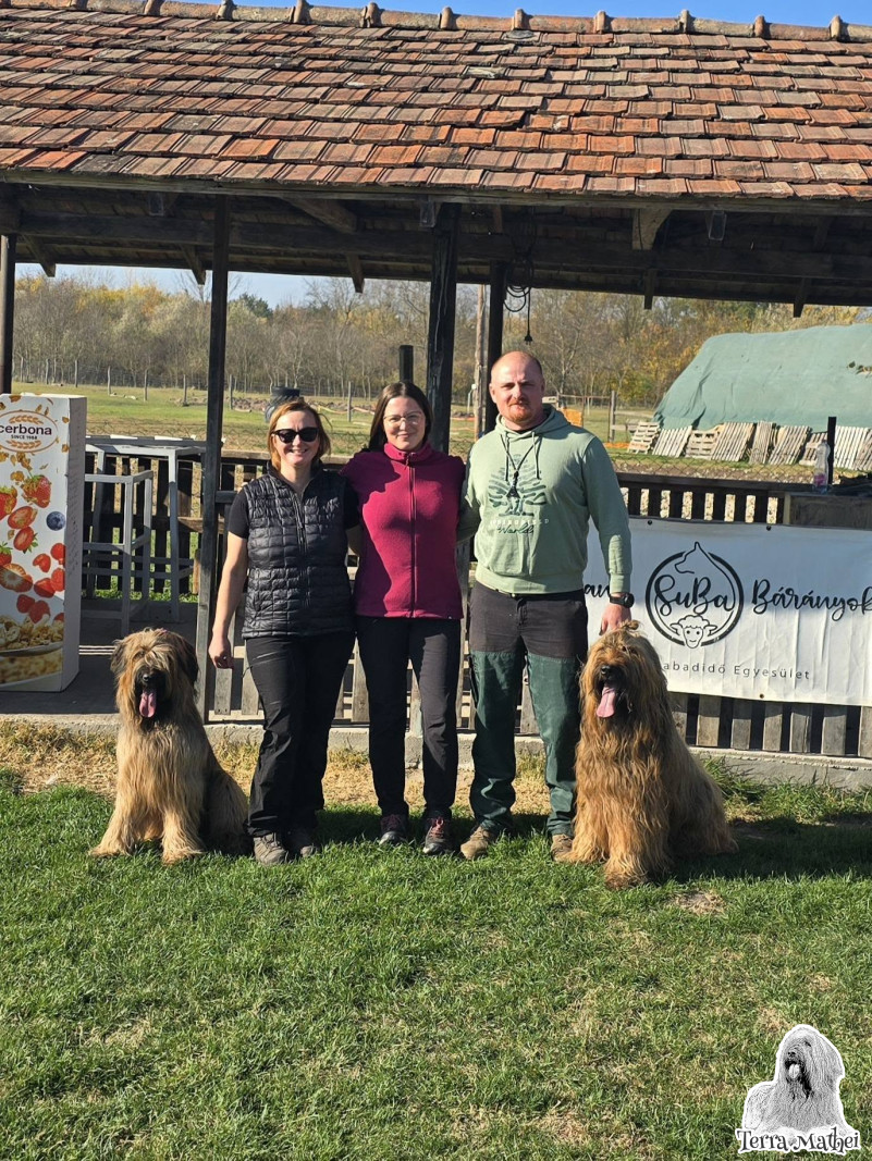 Náš briard Eridan Le Fleuve Terra Mathei úspešne absolvovala pastiersku skúšku HWT TS!